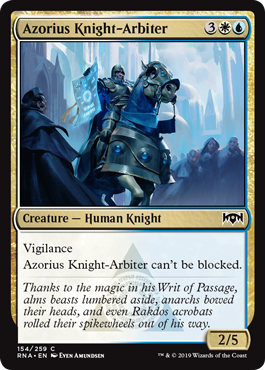 Azorius Knight-Arbiter (Ravnica Allegiance) Light Play