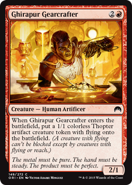 Ghirapur Gearcrafter (Magic Origins) Light Play