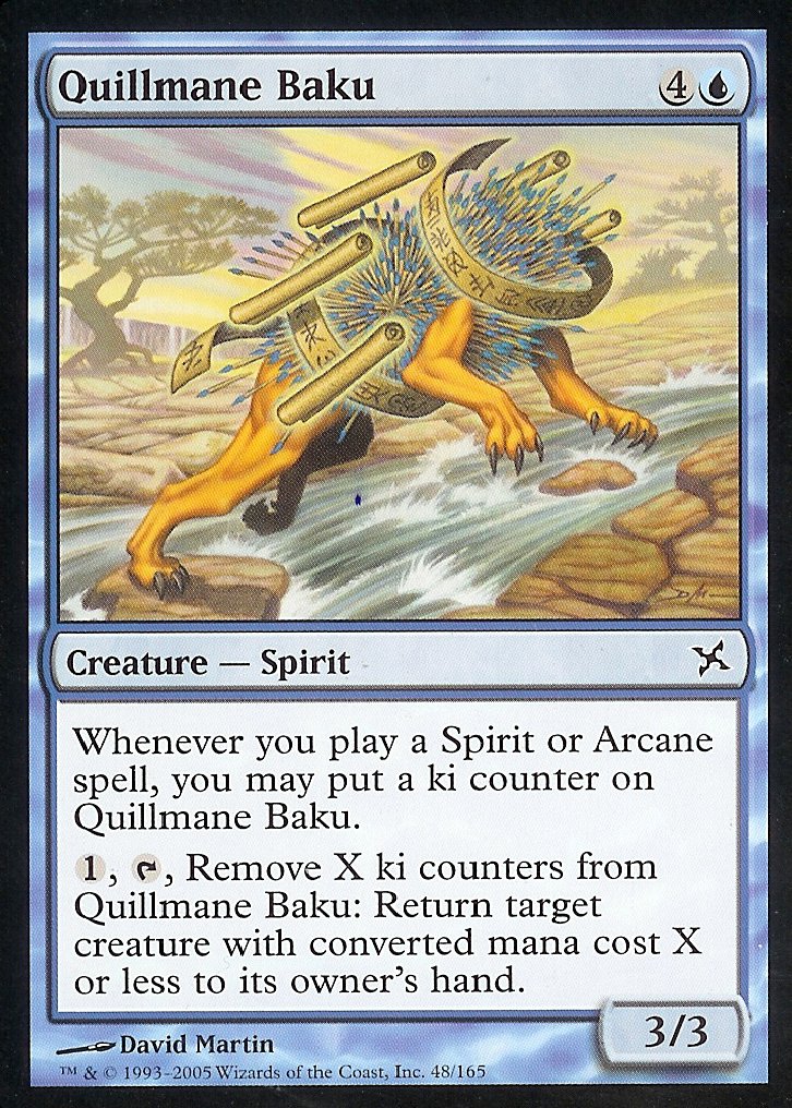 Quillmane Baku (Betrayers of Kamigawa) Light Play