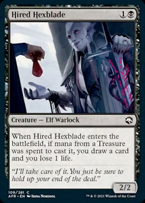 Hired Hexblade (Adventures in the Forgotten Realms) Light Play