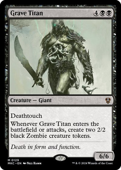 Grave Titan (Commander: Murders at Karlov Manor) Light Play