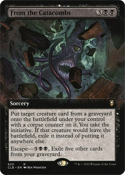 From the Catacombs (Extended Art) (Commander Legends: Battle for Baldur's Gate) Light Play