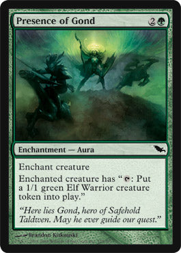 Presence of Gond (Shadowmoor) Light Play Foil