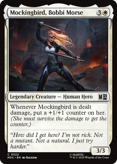 Mockingbird, Bobbi Morse (0522) (Commander: Marvel Super Heroes) Light Play