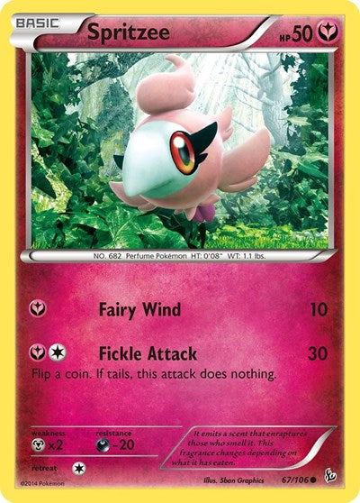 Spritzee (XY - Flashfire) Medium Play