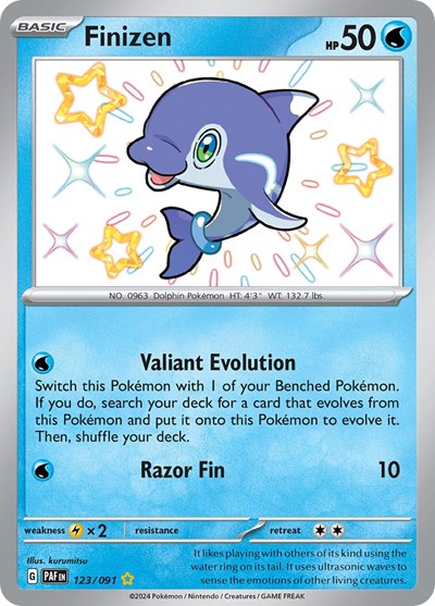 Finizen (SV: Paldean Fates) Light Play Holofoil