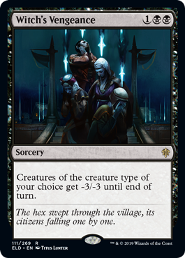 Witch's Vengeance (Throne of Eldraine) Light Play Foil