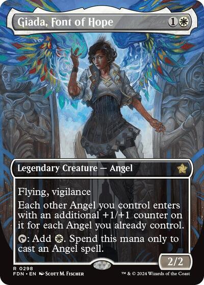 Giada, Font of Hope (Borderless) (Foundations) Light Play Foil