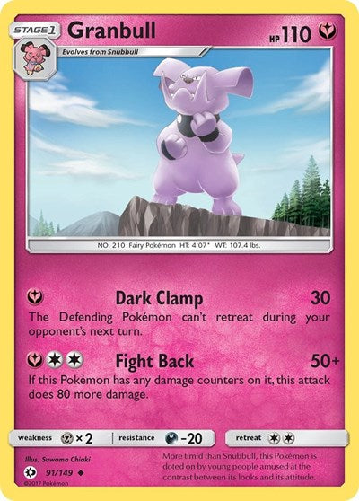 Granbull (SM Base Set) Light Play
