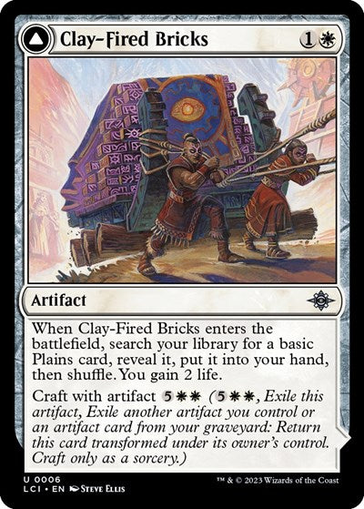 Clay-Fired Bricks (The Lost Caverns of Ixalan) Light Play