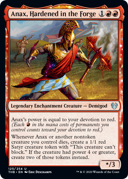 Anax, Hardened in the Forge (Theros Beyond Death) Light Play