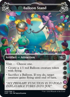 Balloon Stand (5-6) (Unfinity) Light Play Foil