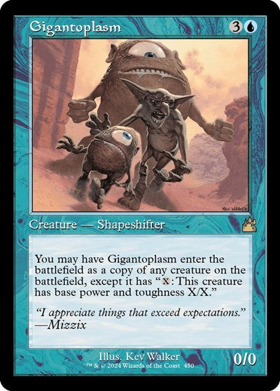 Gigantoplasm (Retro Frame) (Ravnica Remastered) Near Mint Foil