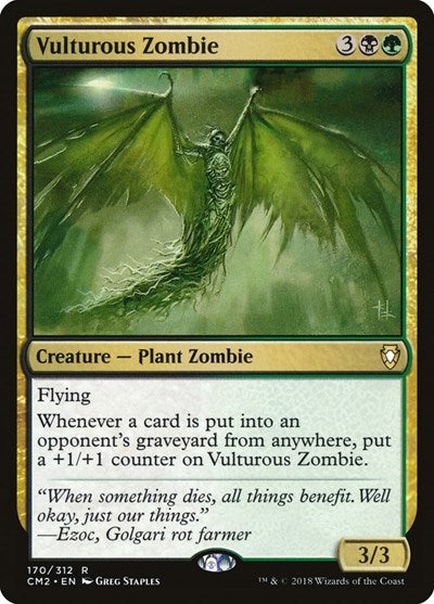 Vulturous Zombie (Commander Anthology Volume II) Light Play