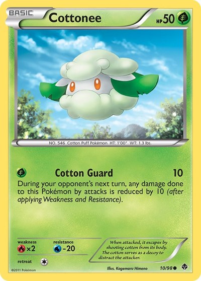 Cottonee (10) (Emerging Powers) Light Play