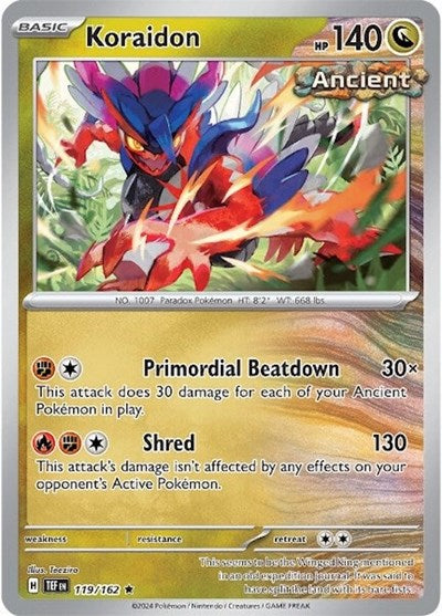 Koraidon (SV05: Temporal Forces) Light Play Holofoil