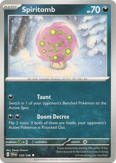 Spiritomb (Scarlet and Violet: Base Set) Light Play