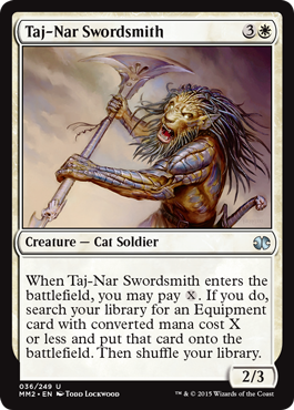 Taj-Nar Swordsmith (Modern Masters 2015) Light Play