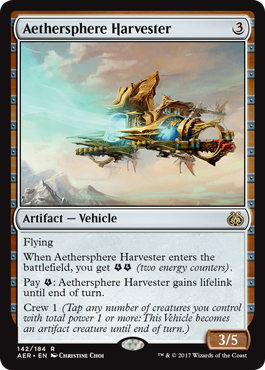 Aethersphere Harvester (Aether Revolt) Heavy Play