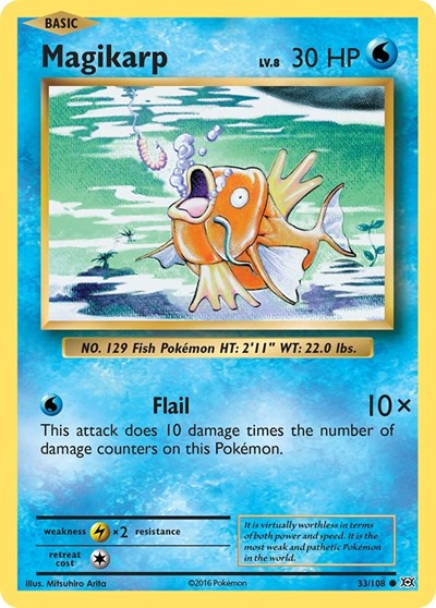 Magikarp (XY - Evolutions) Damaged / Poor