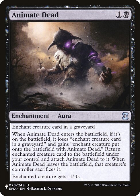 Animate Dead (The List) Light Play