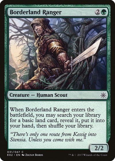 Borderland Ranger (Explorers of Ixalan) Light Play