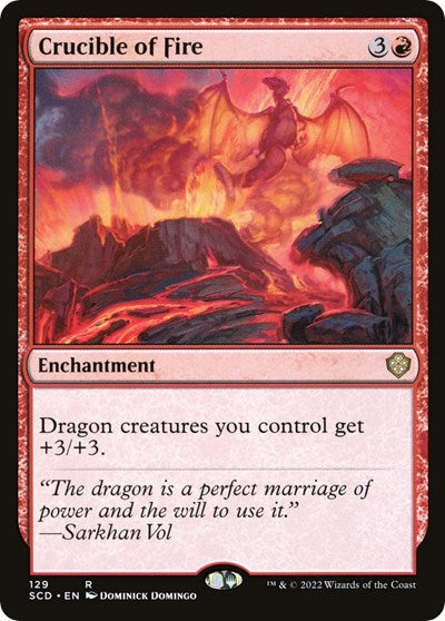 Crucible of Fire (Commander 2022 Starter Decks) Light Play