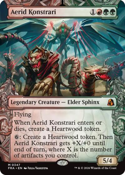 Aerid Konstrari (Showcase) (0347) (Reality Fracture) Near Mint Foil