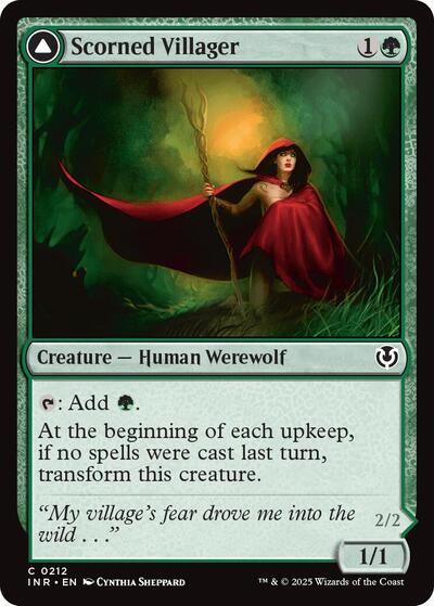 Scorned Villager (Innistrad Remastered) Light Play
