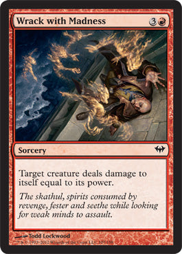 Wrack with Madness (Dark Ascension) Light Play Foil