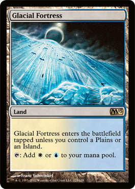 Glacial Fortress (Magic 2013 Core Set) Light Play