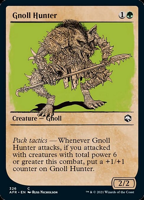 Gnoll Hunter (Showcase) (Adventures in the Forgotten Realms) Light Play