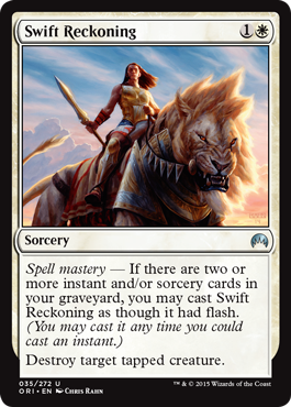Swift Reckoning (Magic Origins) Light Play Foil