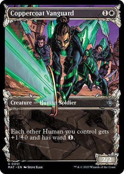 Coppercoat Vanguard (Showcase) (March of the Machine: The Aftermath) Light Play
