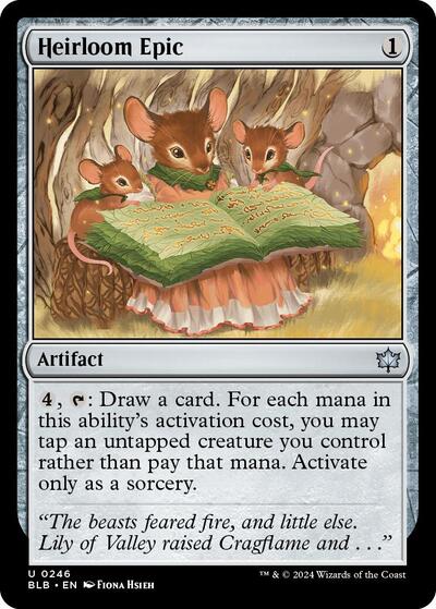Heirloom Epic (Bloomburrow) Light Play