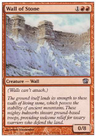 Wall of Stone (8th Edition) Medium Play