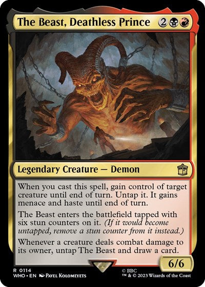 The Beast, Deathless Prince (Universes Beyond: Doctor Who) Light Play
