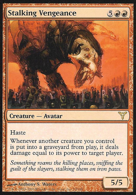 Stalking Vengeance (Dissension) Damaged / Poor