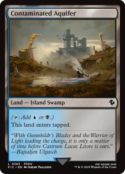 Contaminated Aquifer (Commander: FINAL FANTASY) Light Play