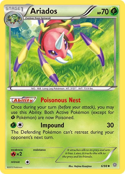 Ariados (XY - Ancient Origins) Light Play