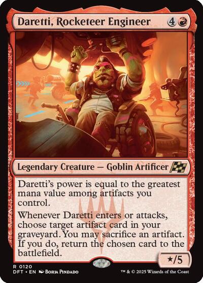 Daretti, Rocketeer Engineer (Aetherdrift) Light Play