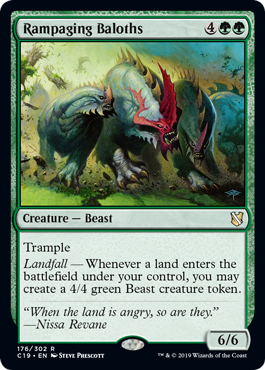 Rampaging Baloths (Commander 2019) Light Play