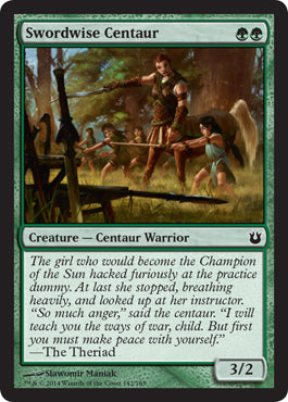 Swordwise Centaur (Born of the Gods) Light Play Foil