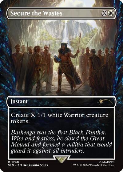 Secure the Wastes (Rainbow Foil) (Secret Lair) Light Play Foil