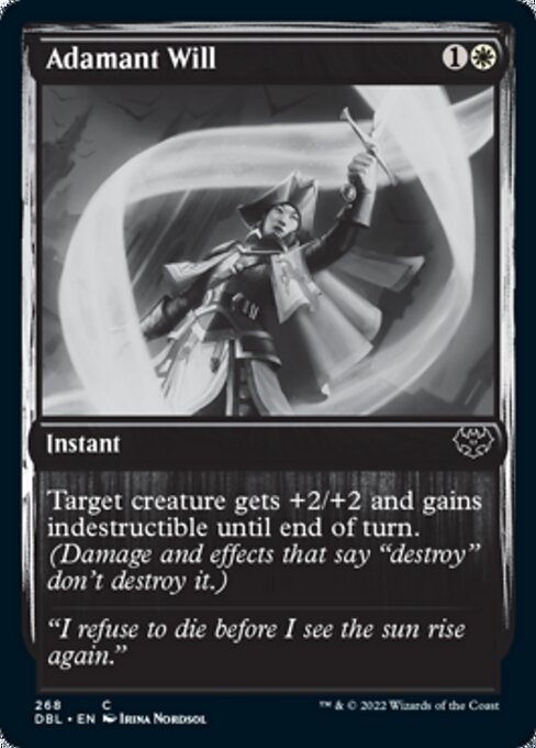 Adamant Will (Innistrad: Double Feature) Light Play