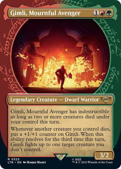 Gimli, Mournful Avenger (Showcase) (Universes Beyond: The Lord of the Rings: Tales of Middle-earth) Light Play