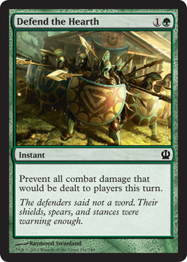 Defend the Hearth (Theros) Light Play