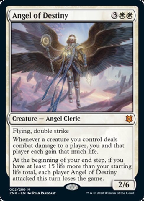 Angel of Destiny (Zendikar Rising) Light Play
