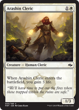 Arashin Cleric (Fate Reforged) Light Play