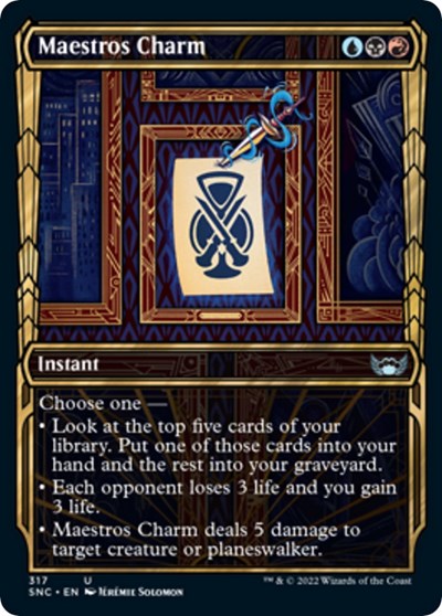 Maestros Charm (Showcase) (Streets of New Capenna) Light Play